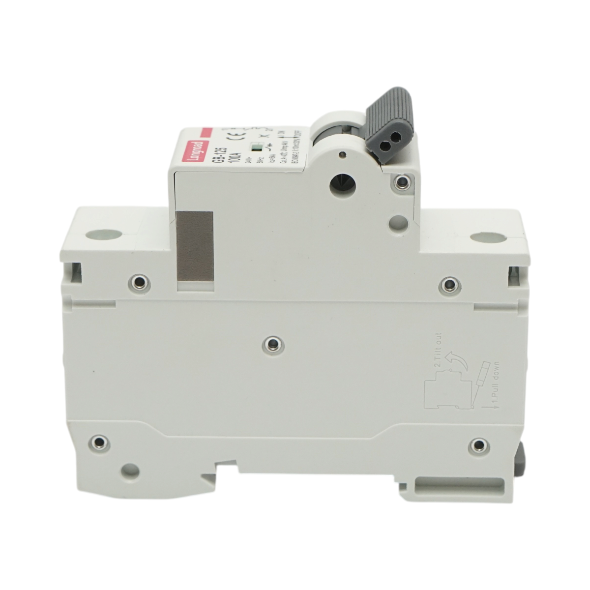 Siguranta automata intrerupator MCB 1P, 100A 240VAC, 6kA Longroad - imagine 4