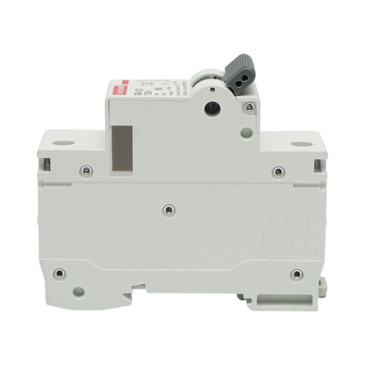 Siguranta automata intrerupator MCB 1P, 125A, 240VAC, 6kA Longroad - imagine 3