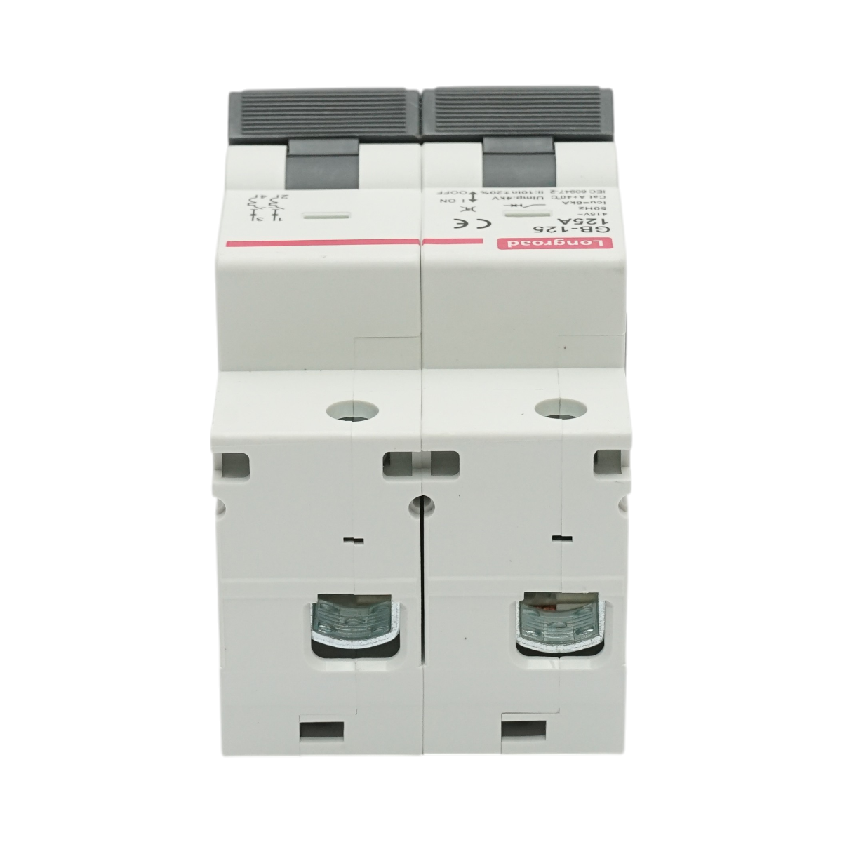 Siguranta automata intrerupator MCB 2P, 125A 415VAC, 6kA Longroad - imagine 4