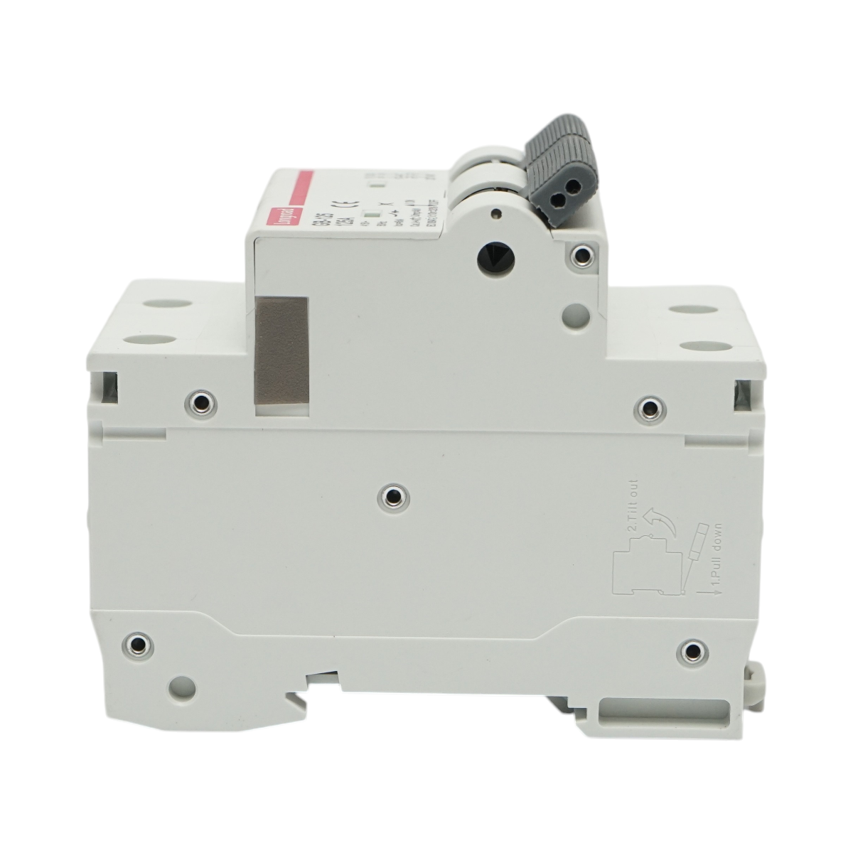 Siguranta automata intrerupator MCB 2P, 125A 415VAC, 6kA Longroad - imagine 3