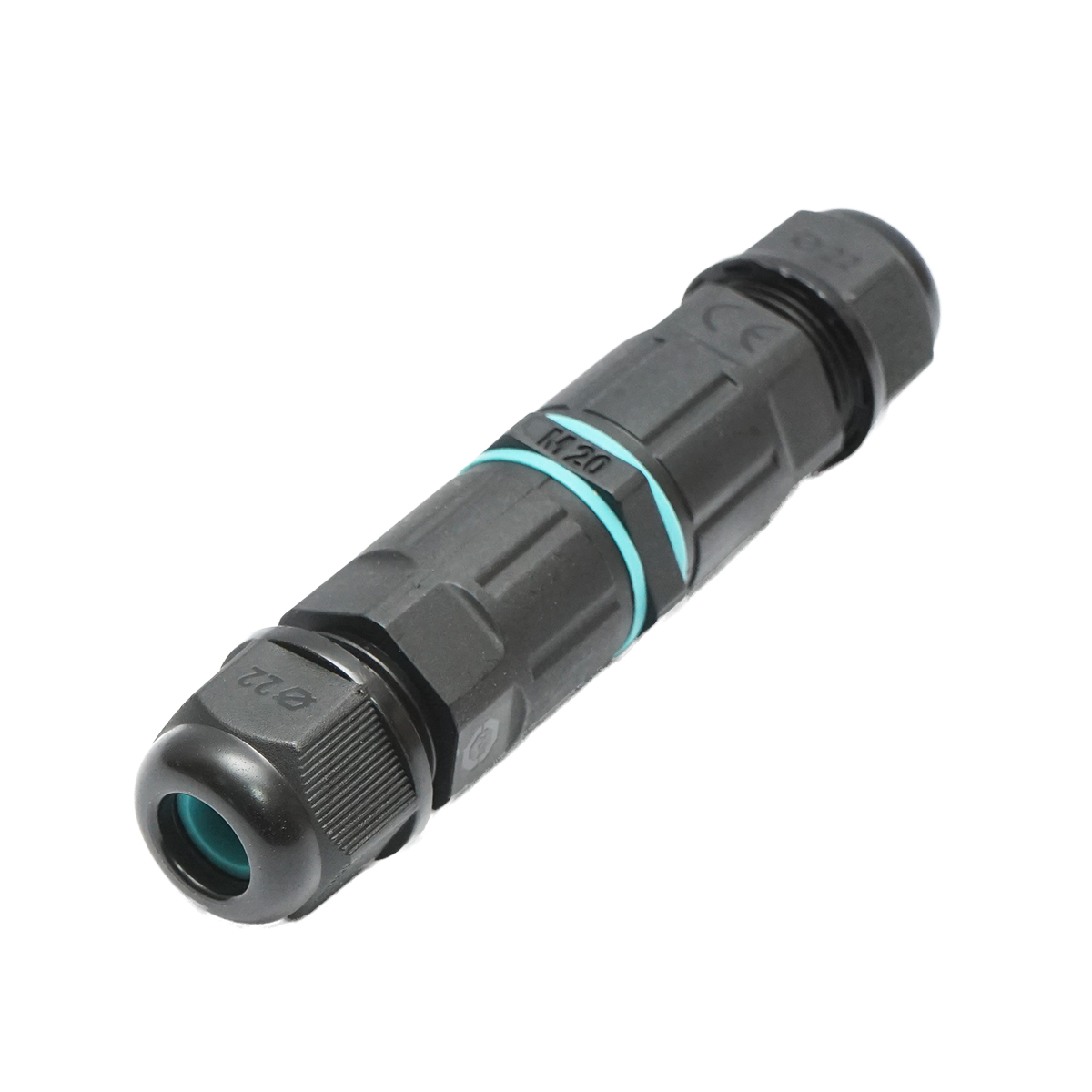 Conector cablu electric M20, 4P, 10A/250V IP67 Leader - imagine 2