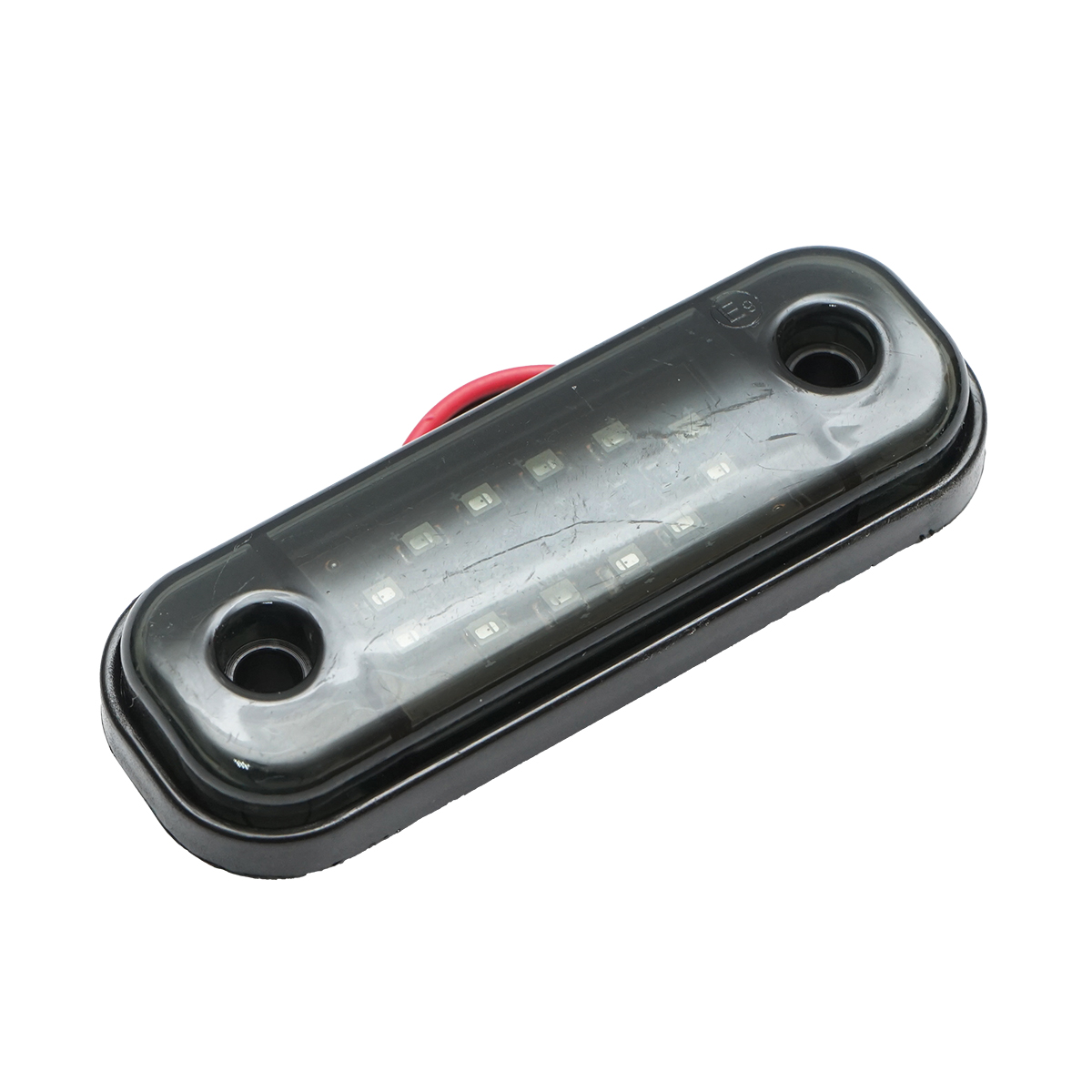 Lampa laterala gabarit slim LED 12-24V, rosu fumuriu 89x32mm Breckner Germany - imagine 3