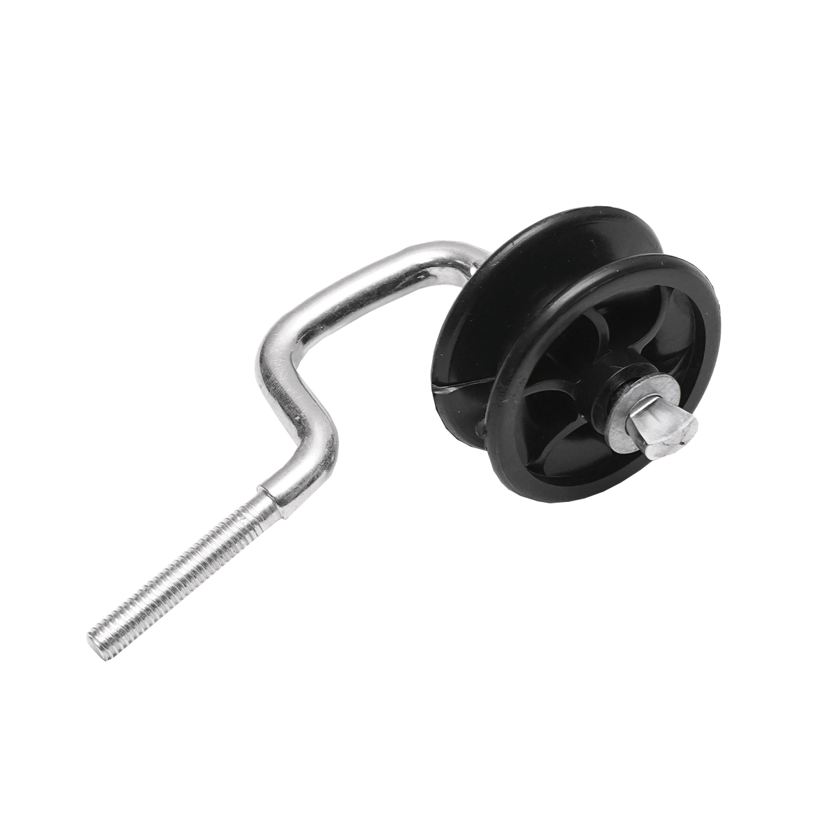 Izolator negru cu filet M6 gard electric Breckner Germany - imagine 2