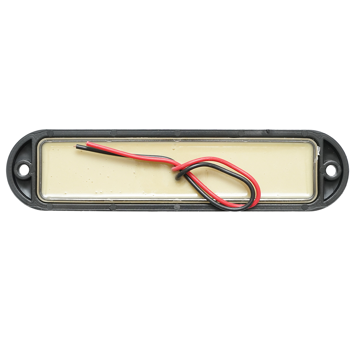 Lampa laterala gabarit LED 12-24V, alb 155x37mm, rama neagra Breckner Germany - imagine 2