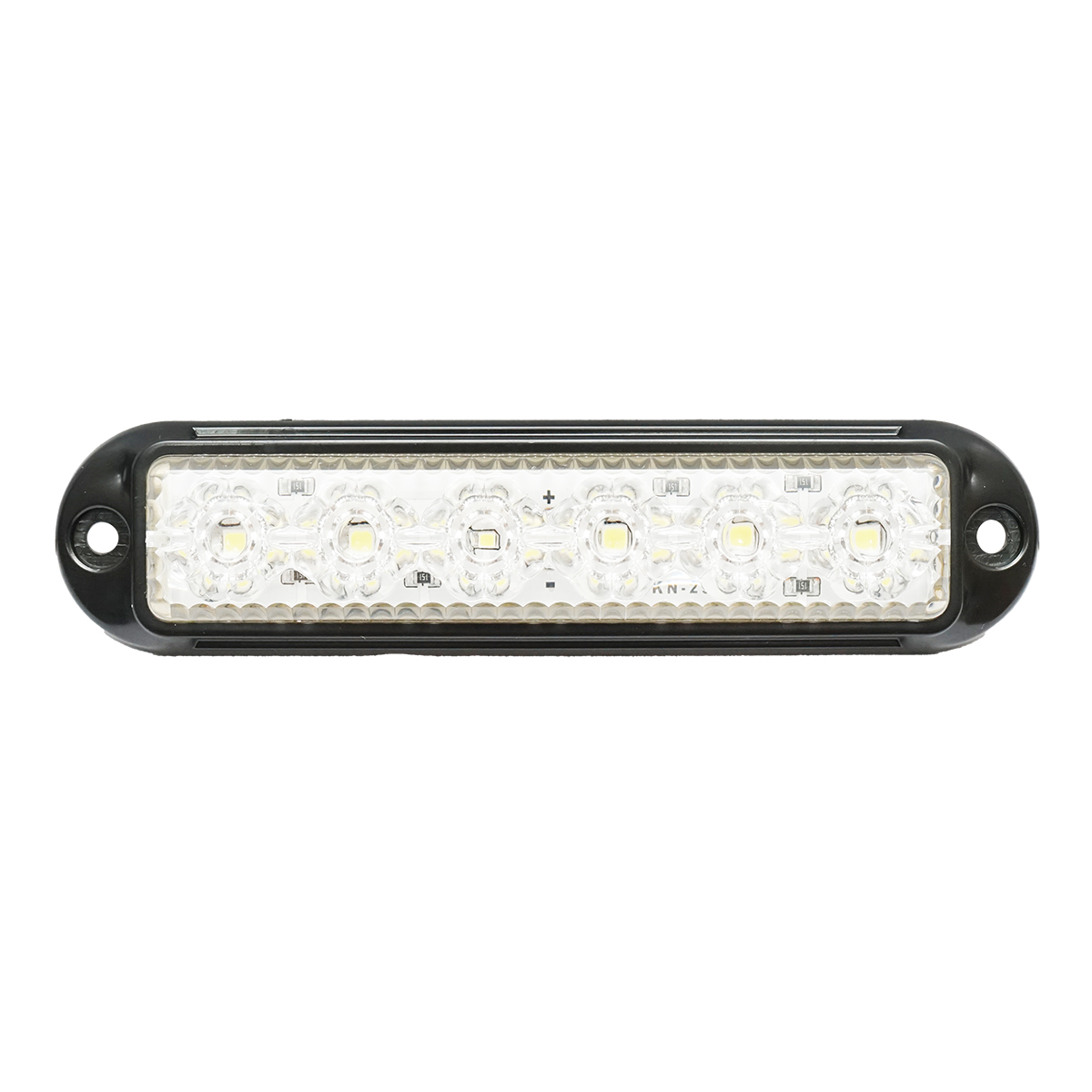 Lampa laterala gabarit LED 12-24V, alb 155x37mm, rama neagra Breckner Germany