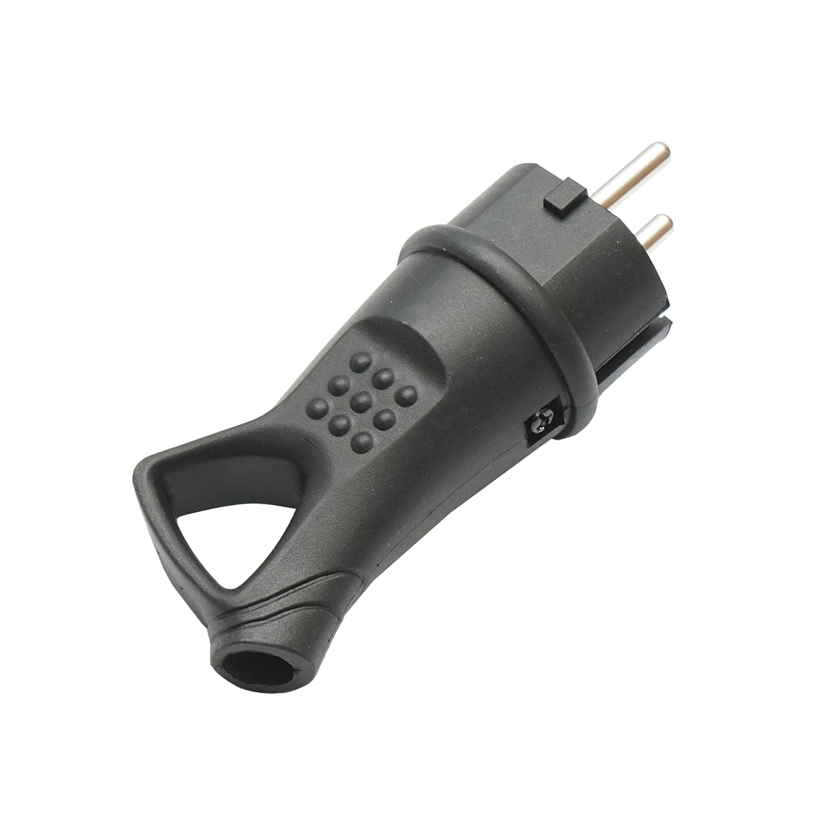 Stecher schuko cauciuc 250V, 16A cu maner si impamantare IP44 Breckner Germany - imagine 2