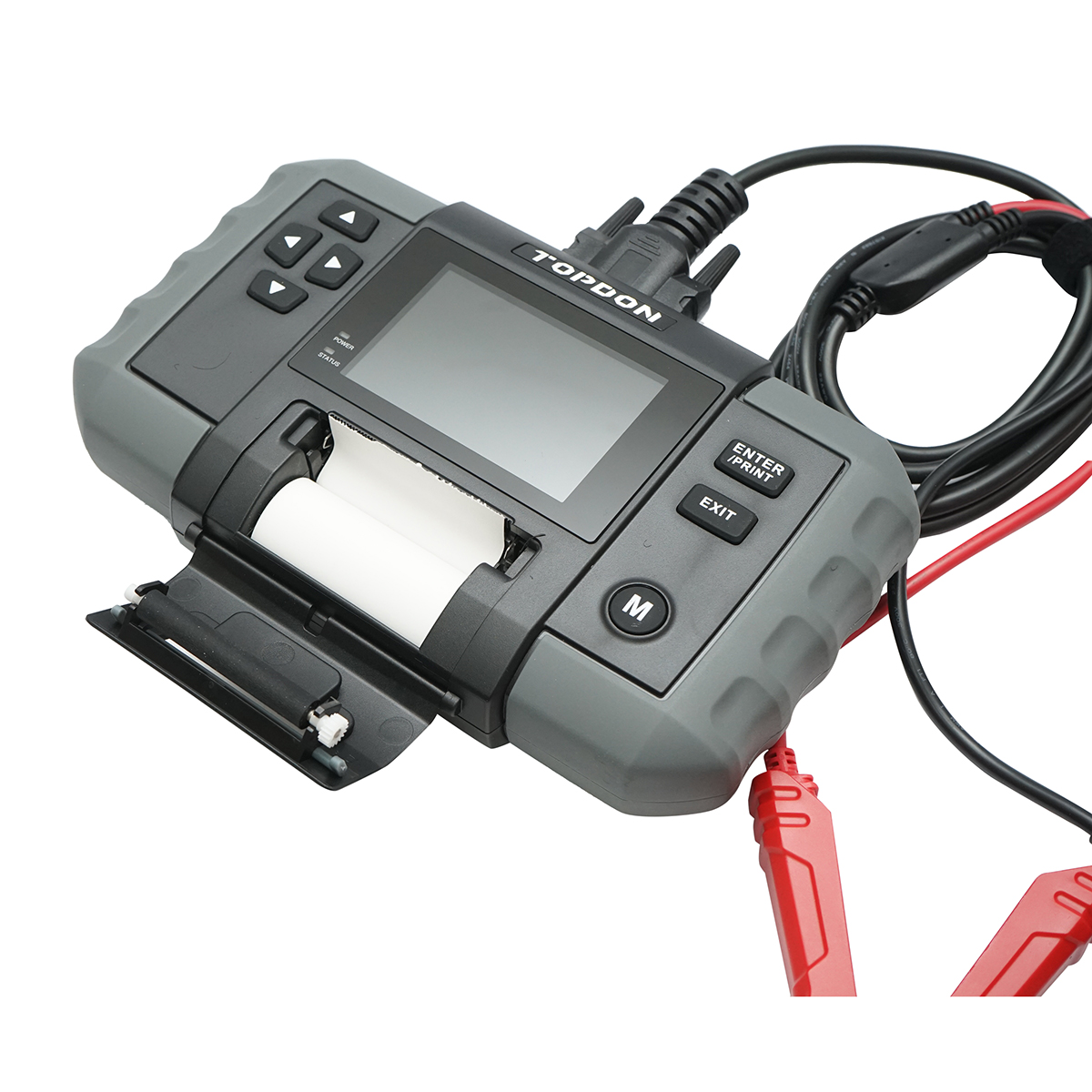 Tester baterie digital cu imprimanta 12-24V, protectie polaritate 100-2000A BT600 - imagine 3