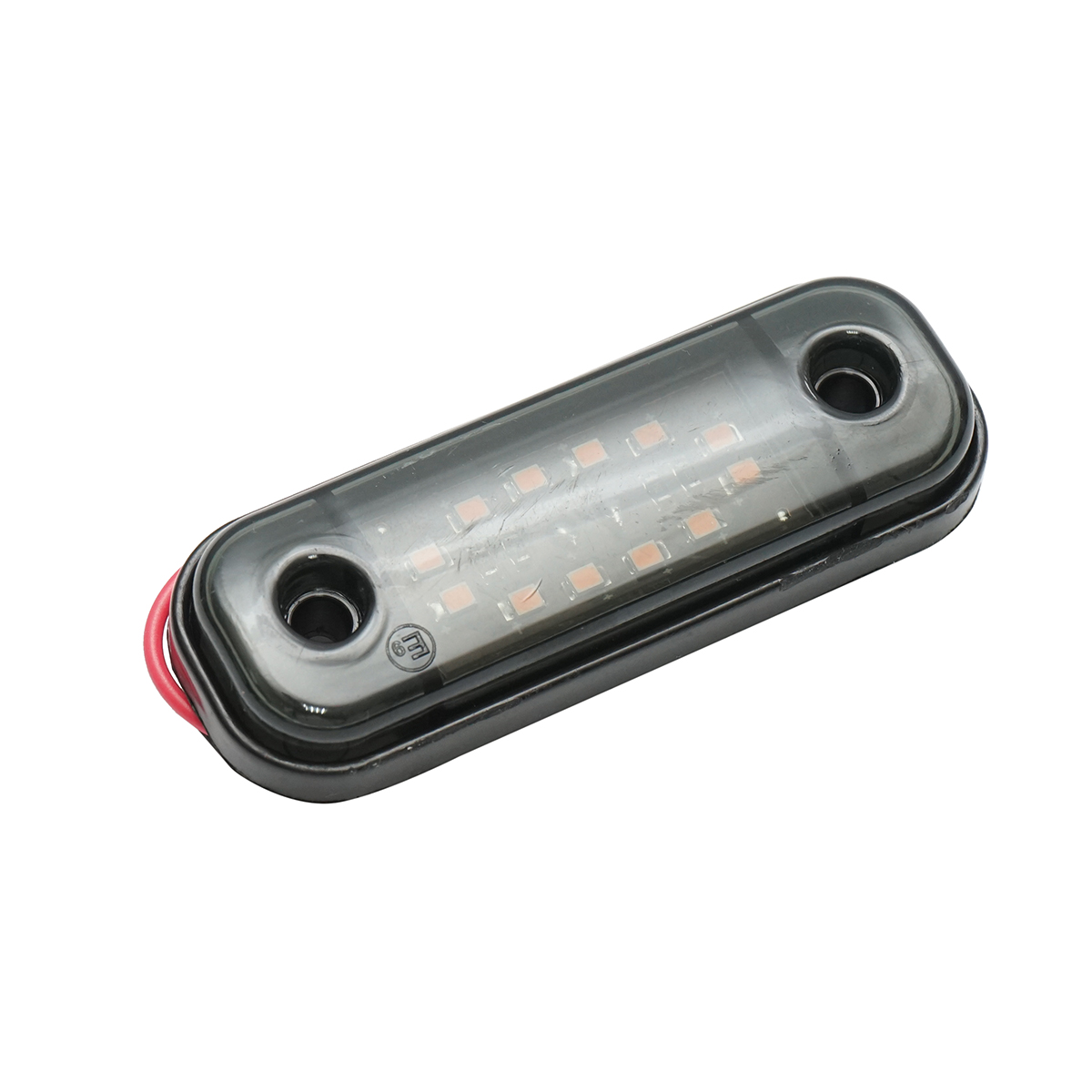 Lampa laterala gabarit slim LED 12-24V, galben fumuriu 89x32mm Breckner Germany - imagine 3