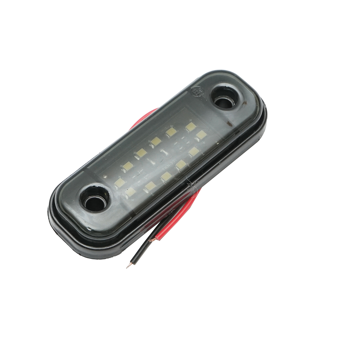 Lampa laterala gabarit slim LED 12-24V, alb fumuriu 89x32mm Breckner Germany - imagine 3