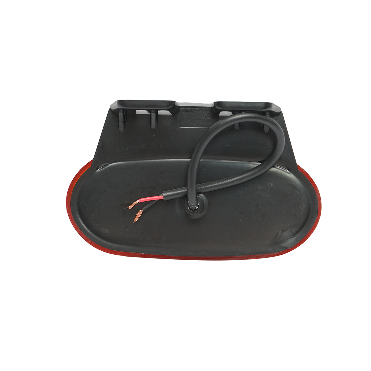 Lampa gabarit laterala ovala LED NEON 12-24V galbena cu suport 105x46mm Breckner Germany - imagine 2