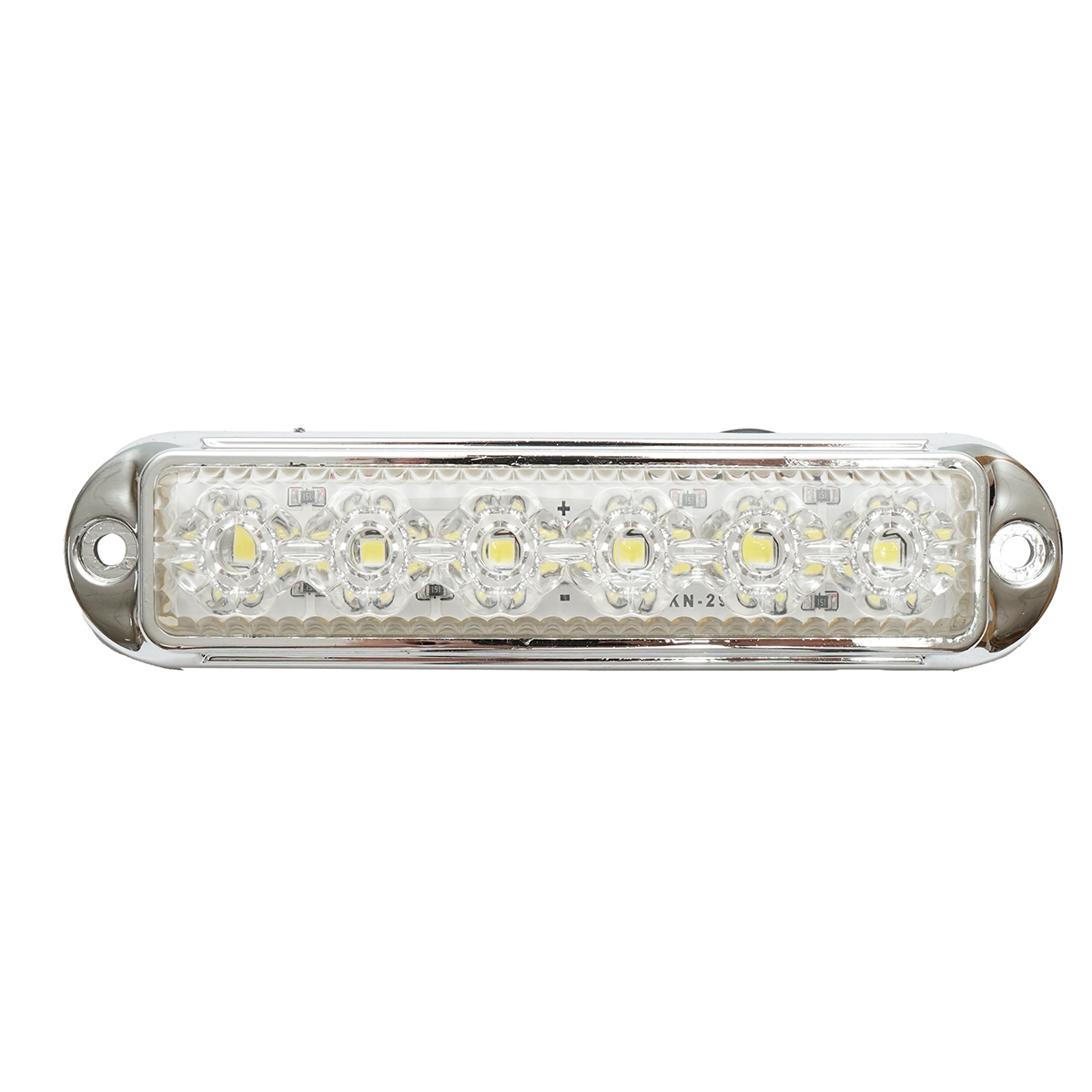 Lampa laterala gabarit LED 12-24V, alb 155x37mm, rama cromata Breckner Germany