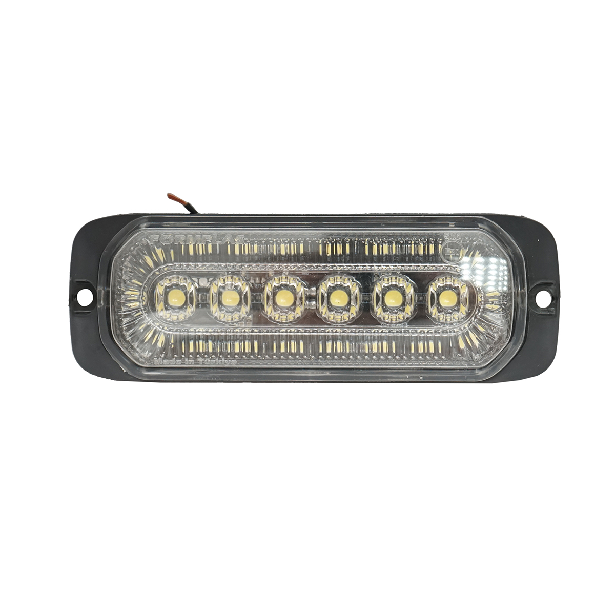 Lampa laterala gabarit LED 12-24V, alb  intermitent 132x46mm Breckner Germany