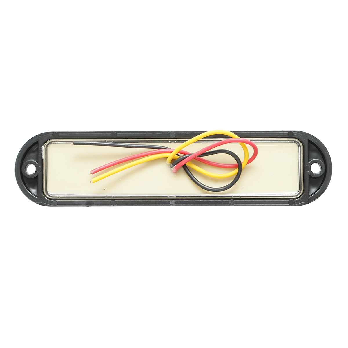 Lampa laterala gabarit LED 12-24V alba 4 functii 155x37mm, rama neagra Breckner Germany - imagine 2