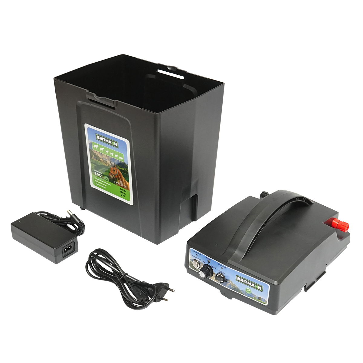 Aparat generator de impulsuri 0,7 Joule tensiune 12V gard electric Britmann - imagine 7