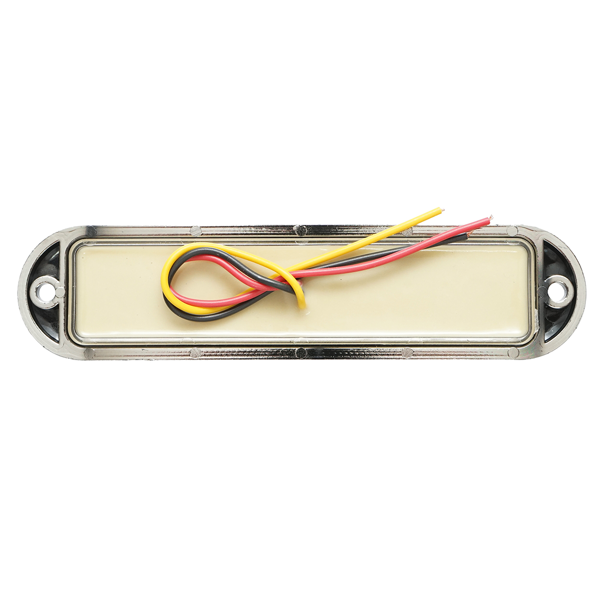 Lampa laterala gabarit LED 12-24V alba 4 functii 155x37mm, rama cromata Breckner Germany - imagine 2