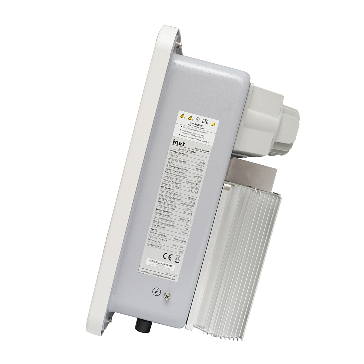 Invertor hybrid 10KW INVT XD10KTR trifazic 380V pentru sistem fotovoltaic 2xMPPT, logger wi-fi si smart meter inclus ON/OFF-GRID - imagine 5