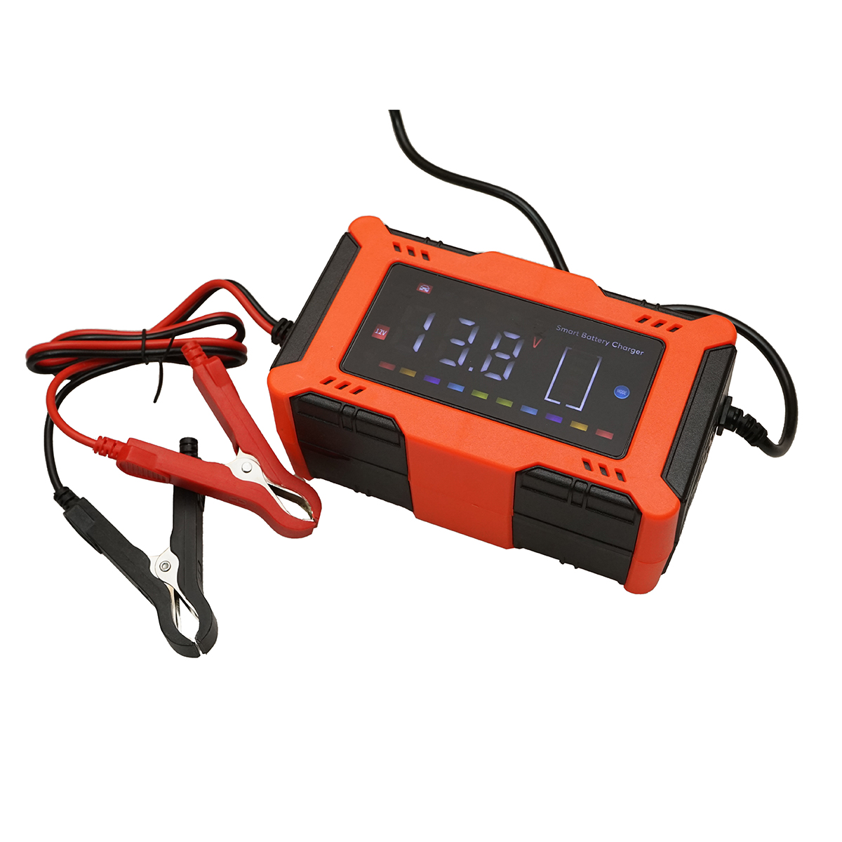 Redresor, incarcator digital baterie 12V, 6A plumb acid, lithium 4-100Ah cu functie de reparare inteligenta - imagine 2