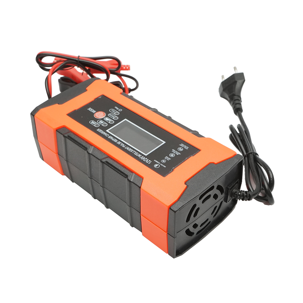 Redresor, incarcator digital baterie 12V 10A/24V 5A plumb acid, functie inteligenta reparare impuls - imagine 3