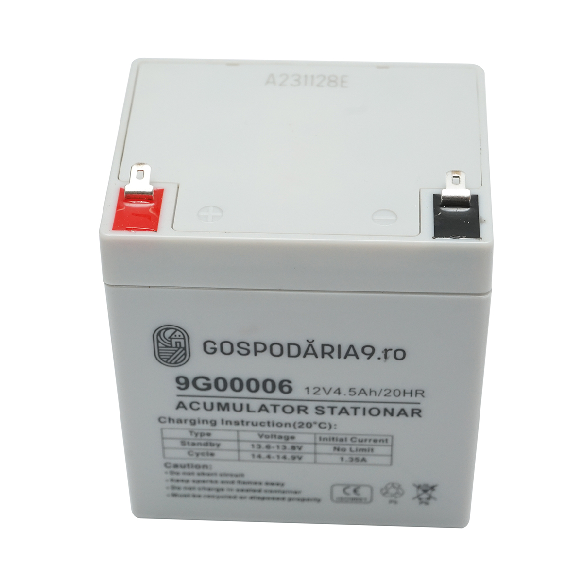 Baterie sistem solar cu gel 12V 4.5Ah 20HR, 90x70x101x107mm FC12-4.5 Gospodaria 9 - imagine 4