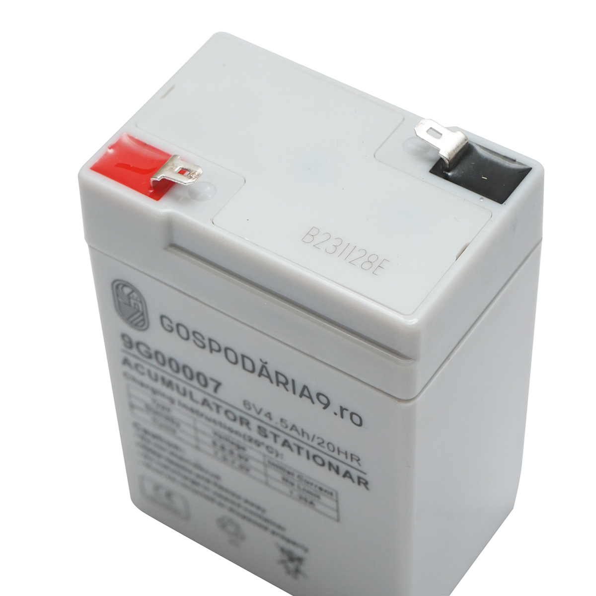 Baterie sistem solar cu gel 6V 4.5Ah 20HR, 70x47x101x107 mm FC6-4.5 Gospodaria 9 - imagine 4