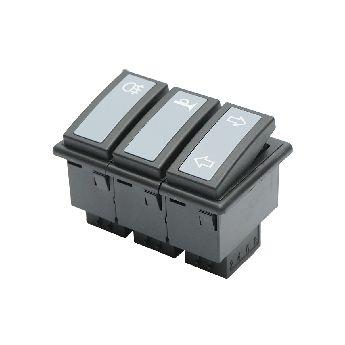 Panou comanda, comutator 3 butoane universal