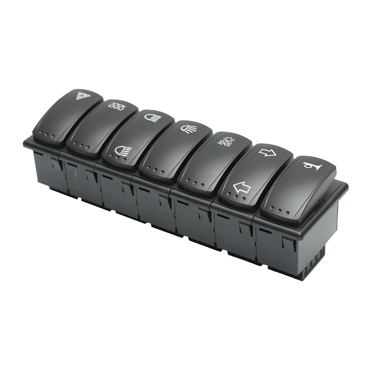 Panou comanda, comutator 7 butoane universal