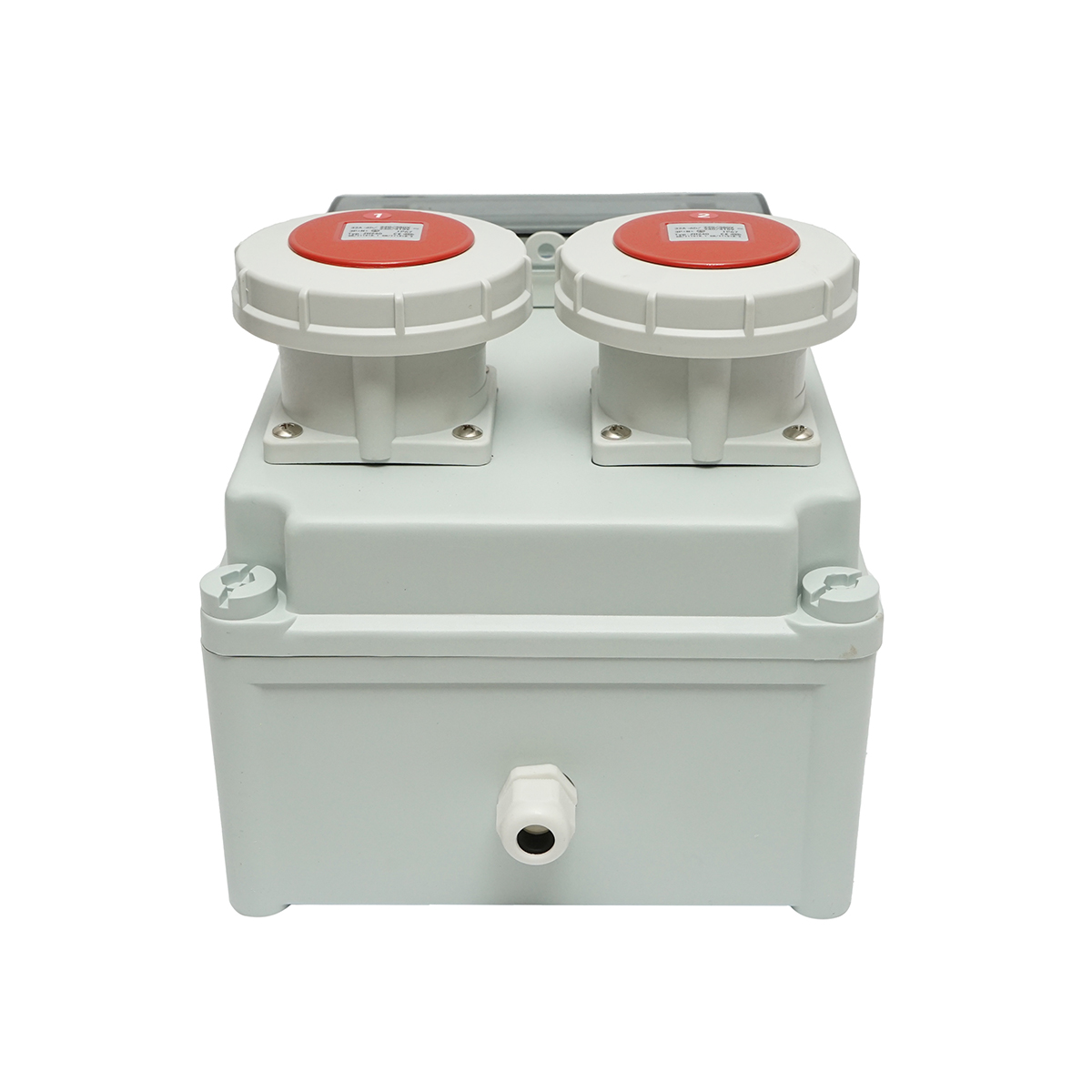 Tablou grup prize organizare santier 2x400V/32A, 6 module, 340x220x160mm IP67 SUNTREE - imagine 3