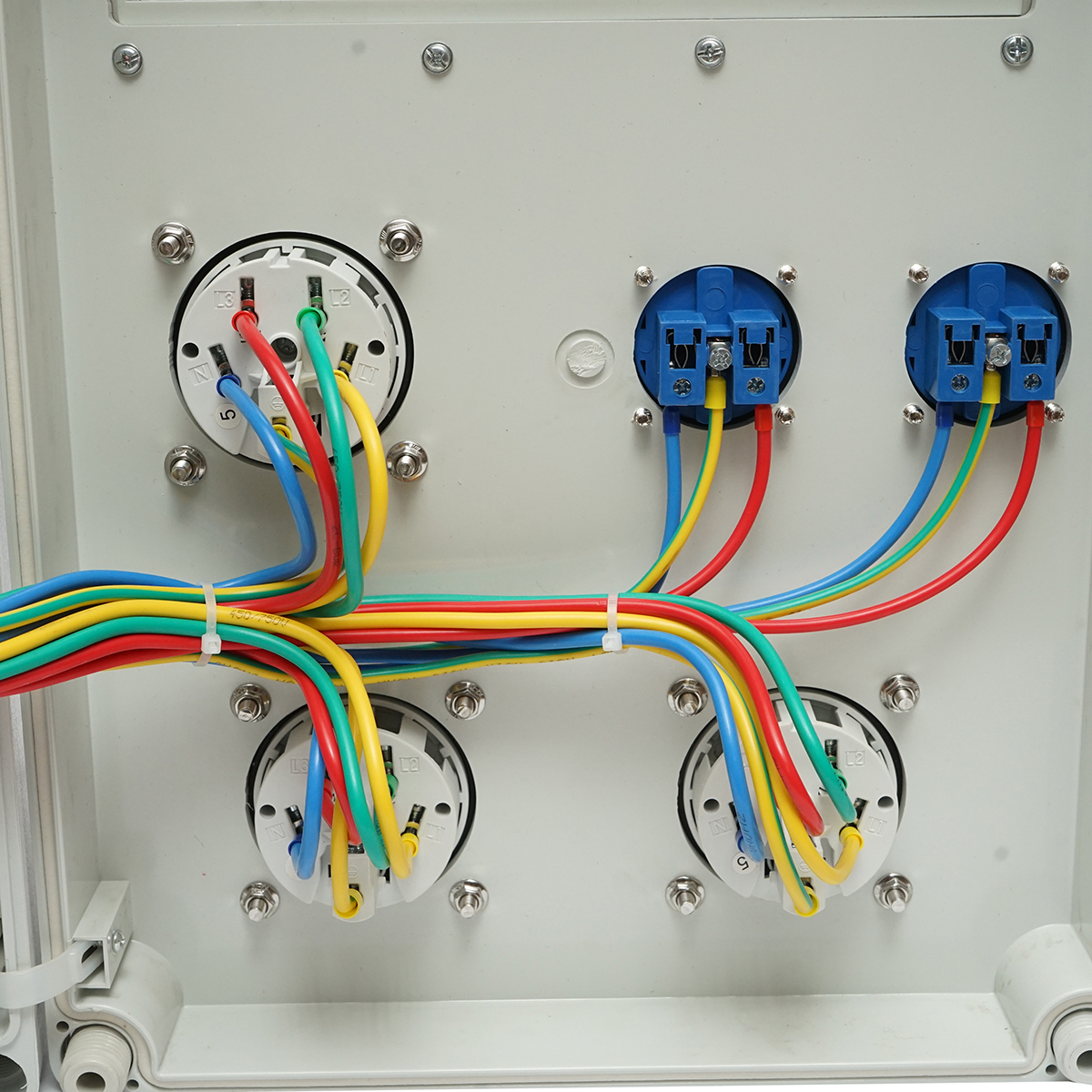 Tablou grup prize organizare santier 2x230V/16A, 3x400V/32A, 12 module 460x270x160mm IP44/IP67 SUNTREE - imagine 6