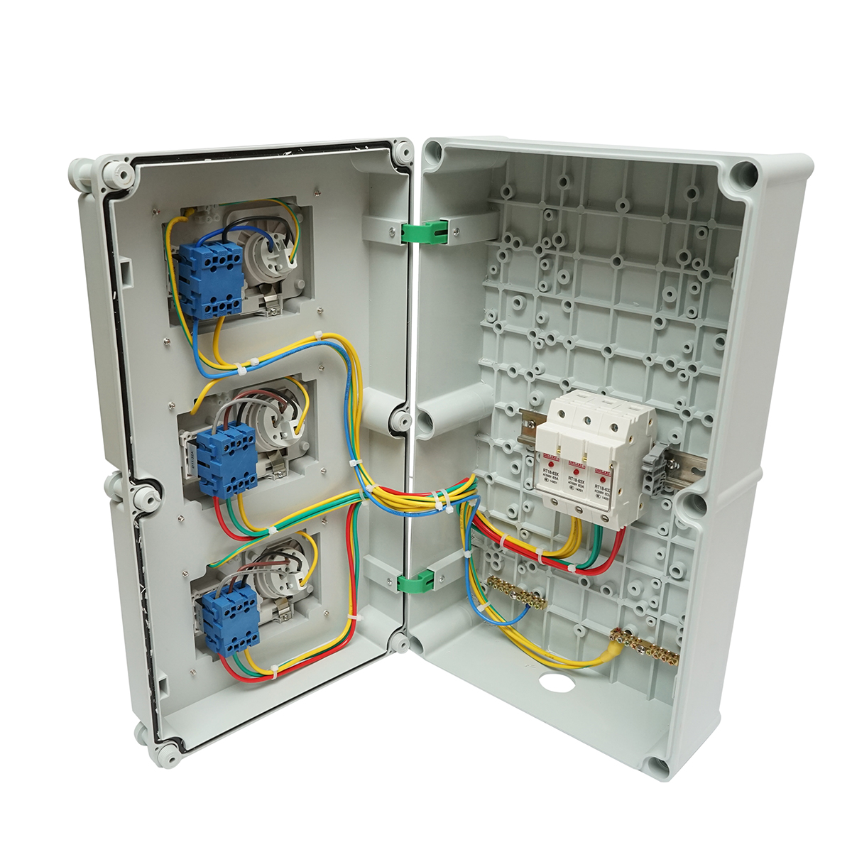 Tablou grup prize organizare santier 2x415V/16A, 1x250V/16A, 520x300x160mm IP44/IP67 SUNTREE - imagine 2