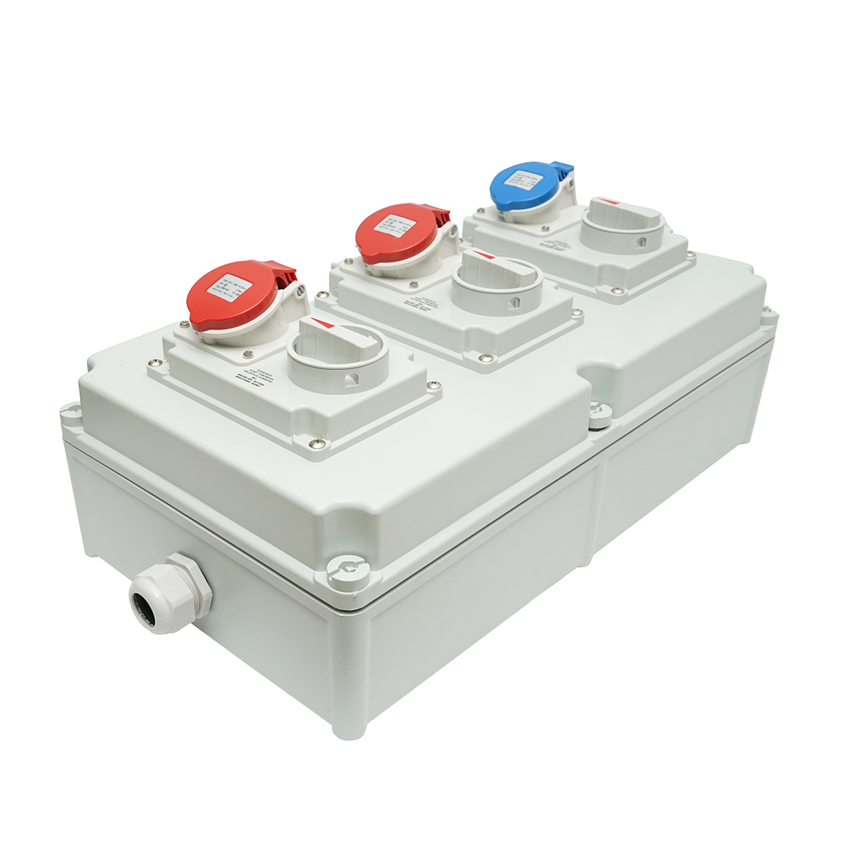 Tablou grup prize organizare santier 2x415V/16A, 1x250V/16A, 520x300x160mm IP44/IP67 SUNTREE - imagine 3