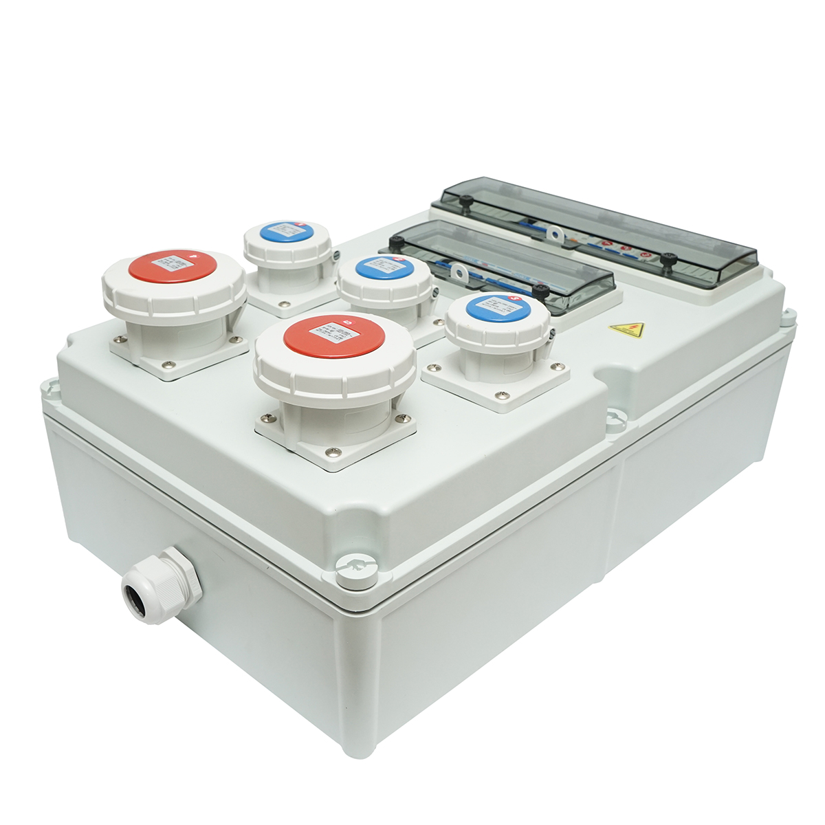 Tablou grup prize organizare santier 2x415V/32A, 3x250V/16A, 18 module 540x360x180mm IP67 SUNTREE - imagine 3