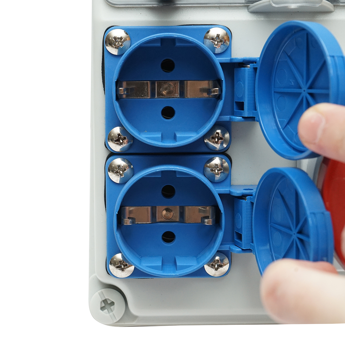 Tablou grup prize organizare santier 1x415V/32A, 2x230V/16A, 260x170x140mm IP44/IP66 SUNTREE - imagine 7