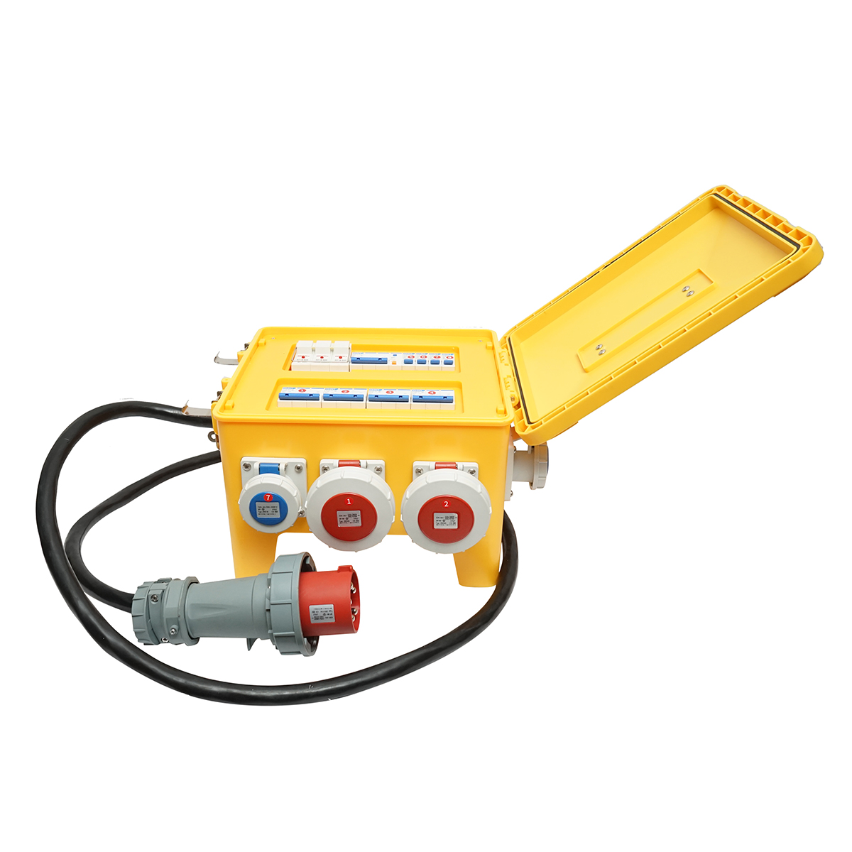 Tablou grup prize organizare santier portabil 2x415V/16A, 2x415V/32A, 2x250V/16A, 2x250V/32A, 370x340x330mm IP54/IP67 SUNTREE - imagine 5