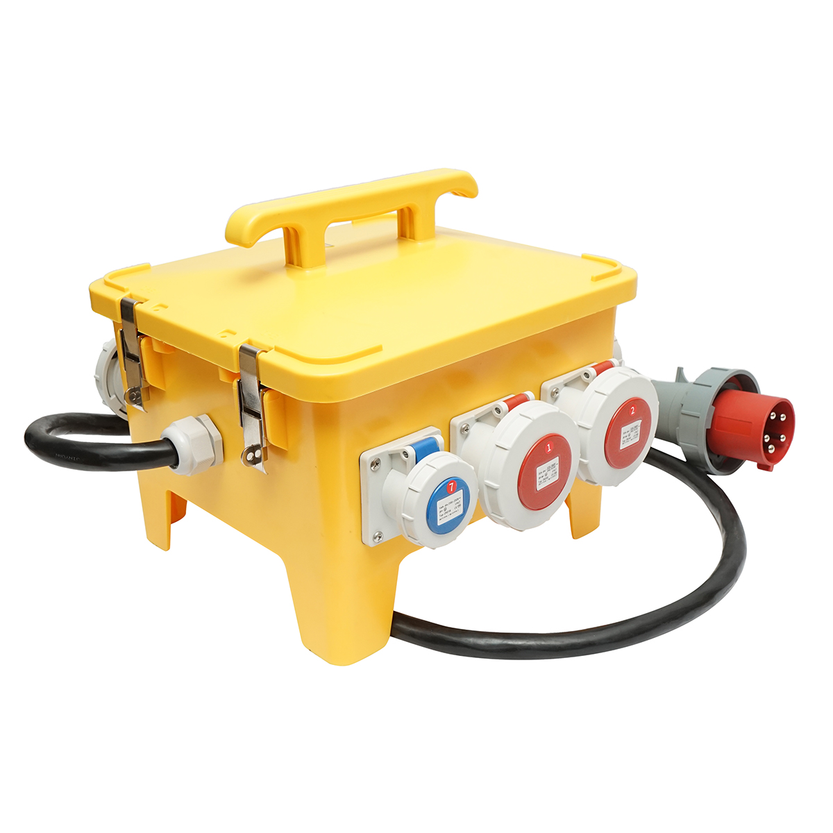 Tablou grup prize organizare santier portabil 2x415V/16A, 2x415V/32A, 2x250V/16A, 2x250V/32A, 370x340x330mm IP54/IP67 SUNTREE - imagine 2