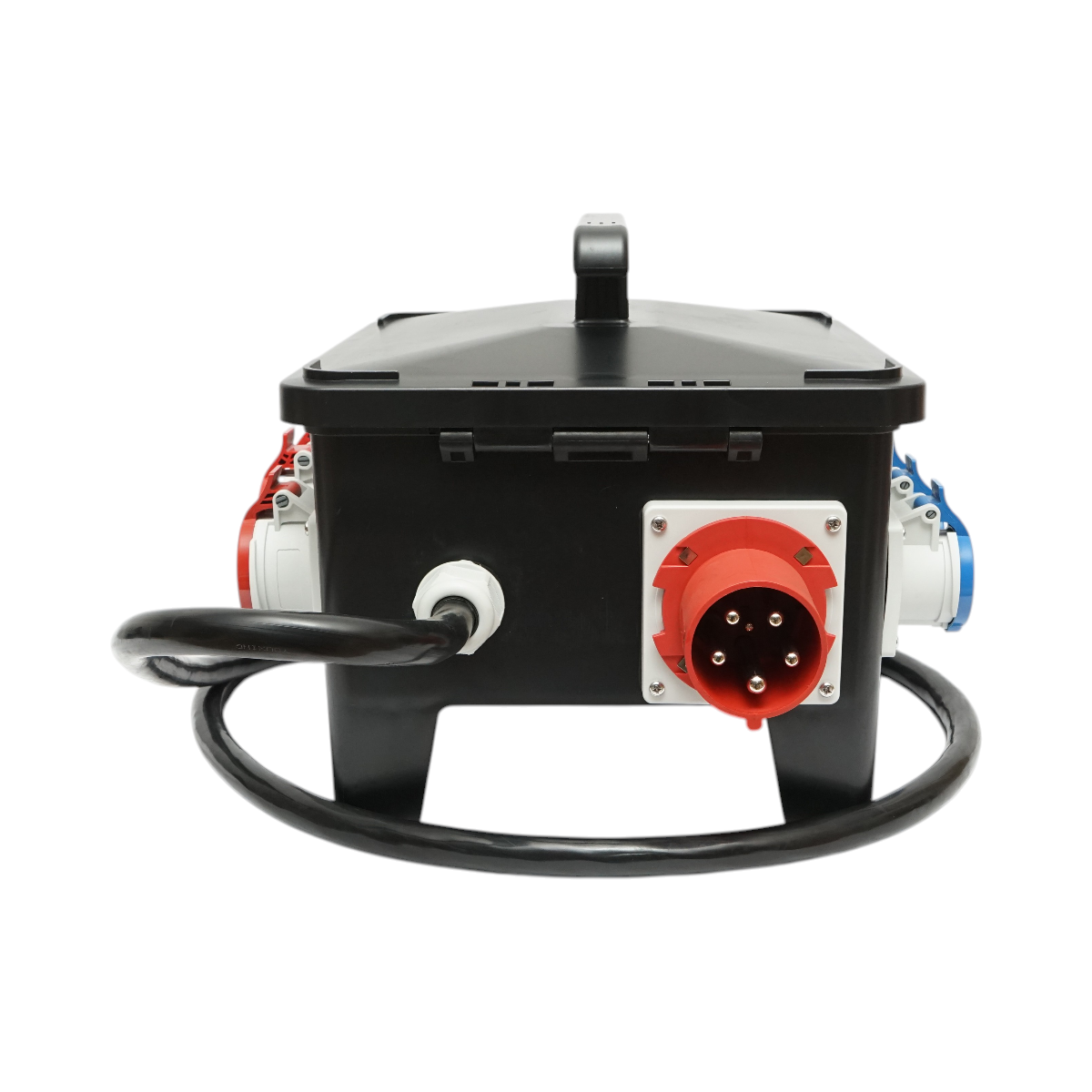 Tablou grup prize organizare santier portabil 2x415V/16A, 2x415V/32A, 4x250V/16A, 370x340x330mm IP44/IP54 Breckner Germany - imagine 5