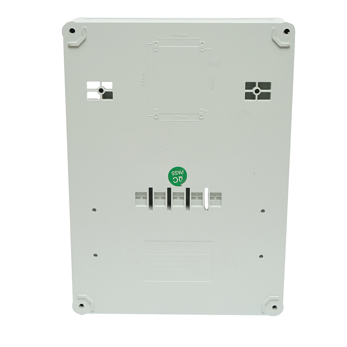 Tablou grup prize organizare santier 2x250V/16A, 2x415V/32A, 380x280x150mm IP44/IP67 SUNTREE - imagine 4