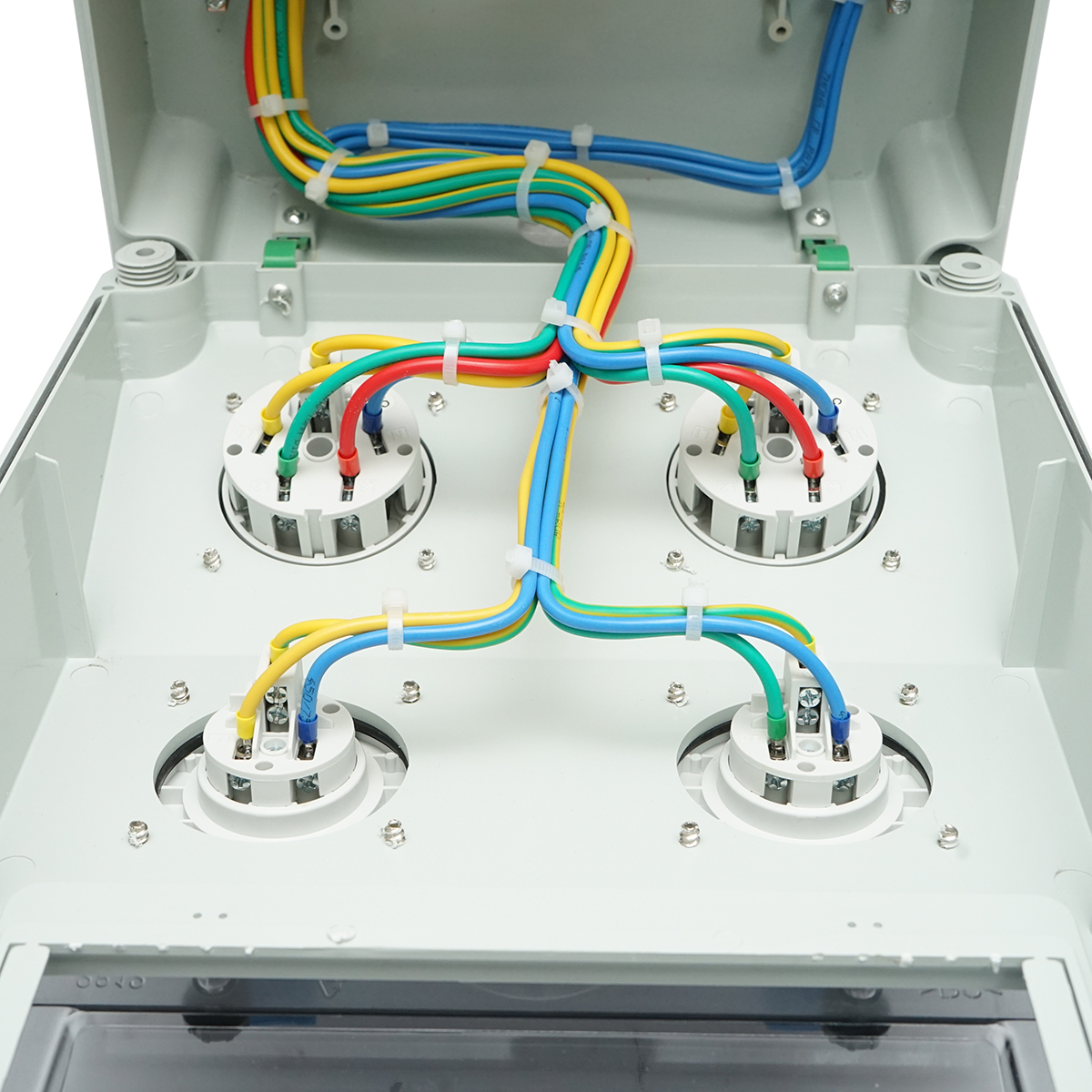 Tablou grup prize organizare santier 2x250V/16A, 2x415V/32A, 380x280x150mm IP44/IP67 SUNTREE - imagine 7