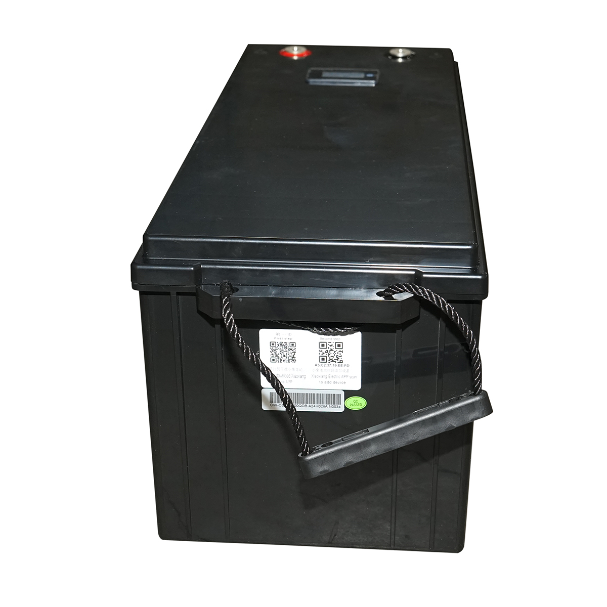 Baterie Li-ion LiFePO4 25.6V / 2.56 KWh, 100Ah cu BMS, display LCD si protectie temperatura 522x238x218mm IP65 CHILWEE - imagine 3