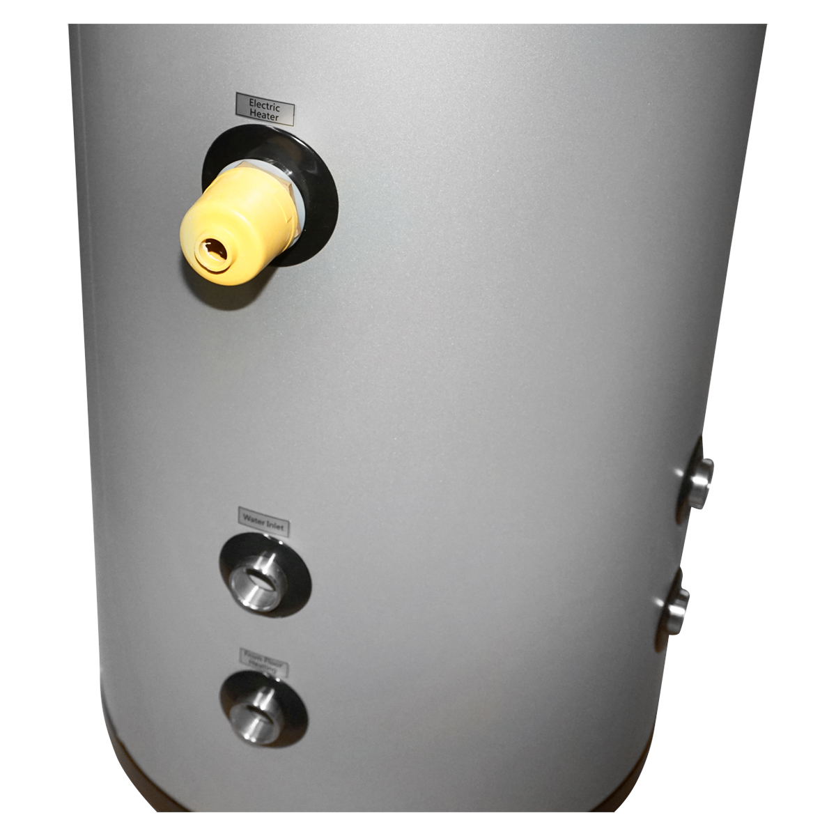 Puffer, boiler apa calda 150L presurizat 3KW pentru pompe de caldura 470x1470mm SPRSUN - imagine 4