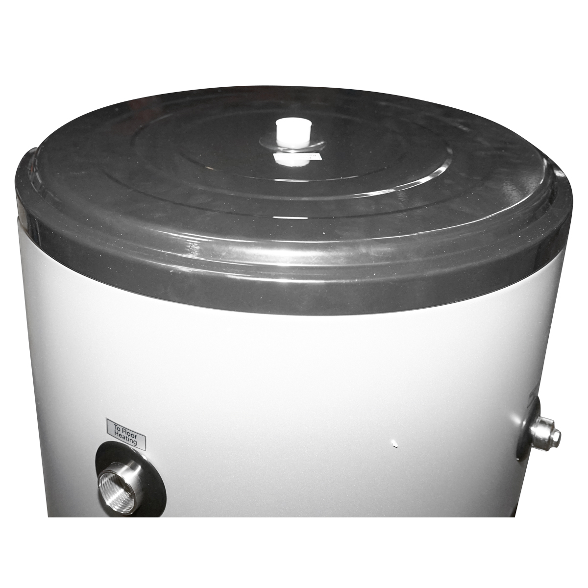 Puffer, boiler apa calda 150L presurizat 3KW pentru pompe de caldura 470x1470mm SPRSUN - imagine 5