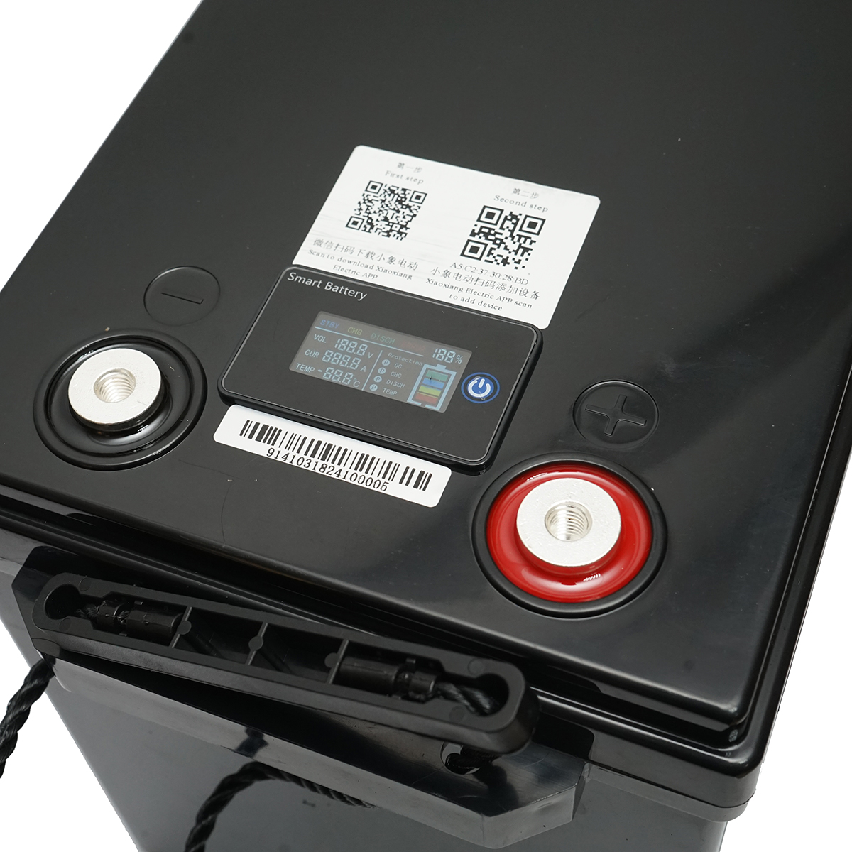 Baterie Li-ion LiFePO4 12.8V, 230Ah (deep cycle) cu BMS, LCD display si protectie temperatura Breckner Germany - imagine 4