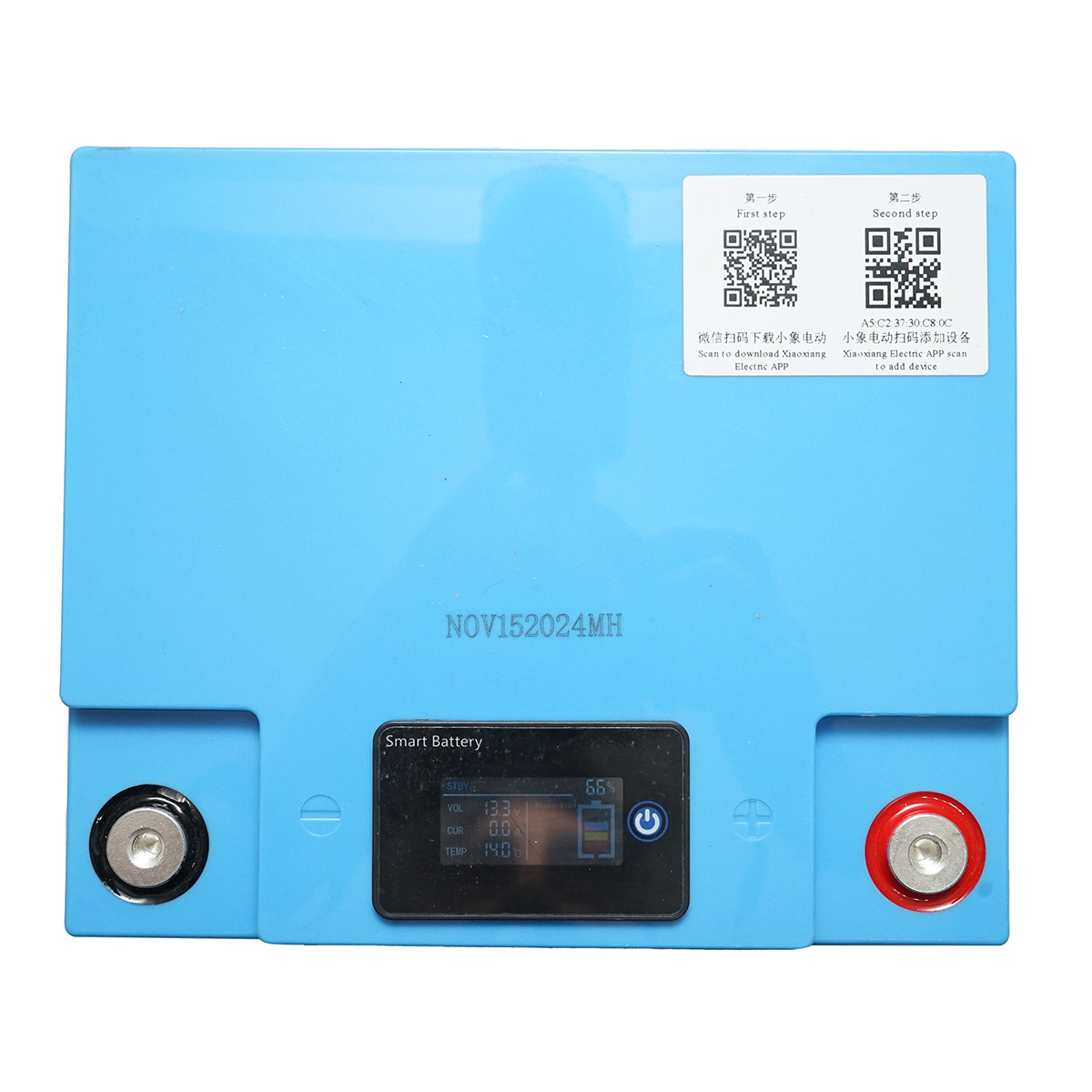 Baterie Li-ion LiFePO4 12.8V, 50Ah cu BMS, Bluetooth, LCD display si protectie temperatura Breckner Germany - imagine 3