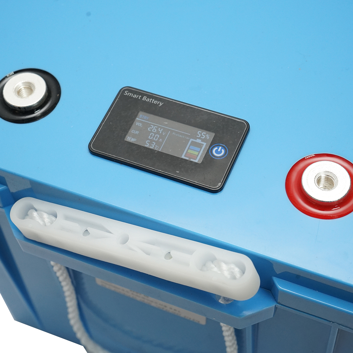 Baterie Li-ion LiFePO4 25.6V, 100Ah cu BMS, Bluetooth, LCD display si protectie temperatura Breckner Germany - imagine 5