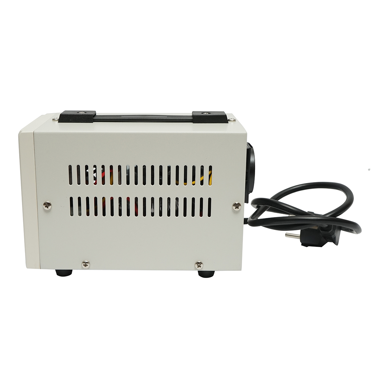 Stabilizator automat de tensiune monofazic cu releu 2000VA, 140-260V, 2 prize schuko 230V, afisaj LCD Breckner Germany - imagine 3