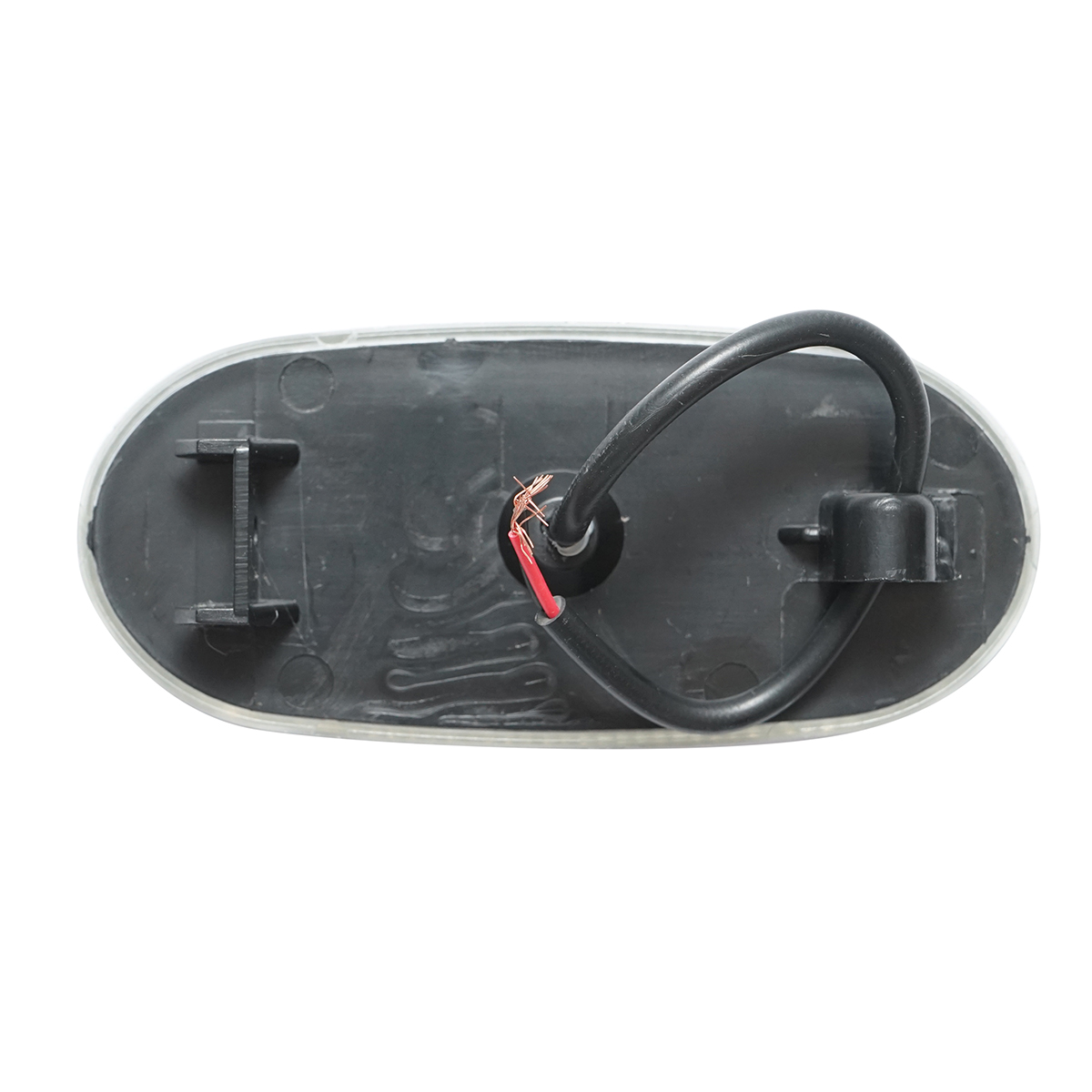 Lampa gabarit laterala ovala LED neon 12V, alba 105x46mm pentru Mercedes Sprinter, VW Crafter Breckner Germany - imagine 3