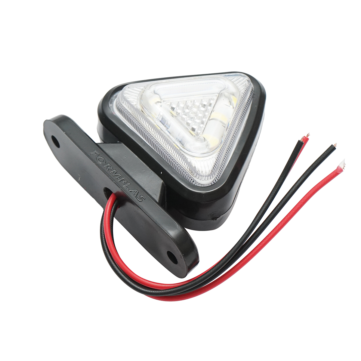 Lampa laterala gabarit triunghi LED 12-24V, alb-rosu FR0101 Breckner Germany - imagine 4