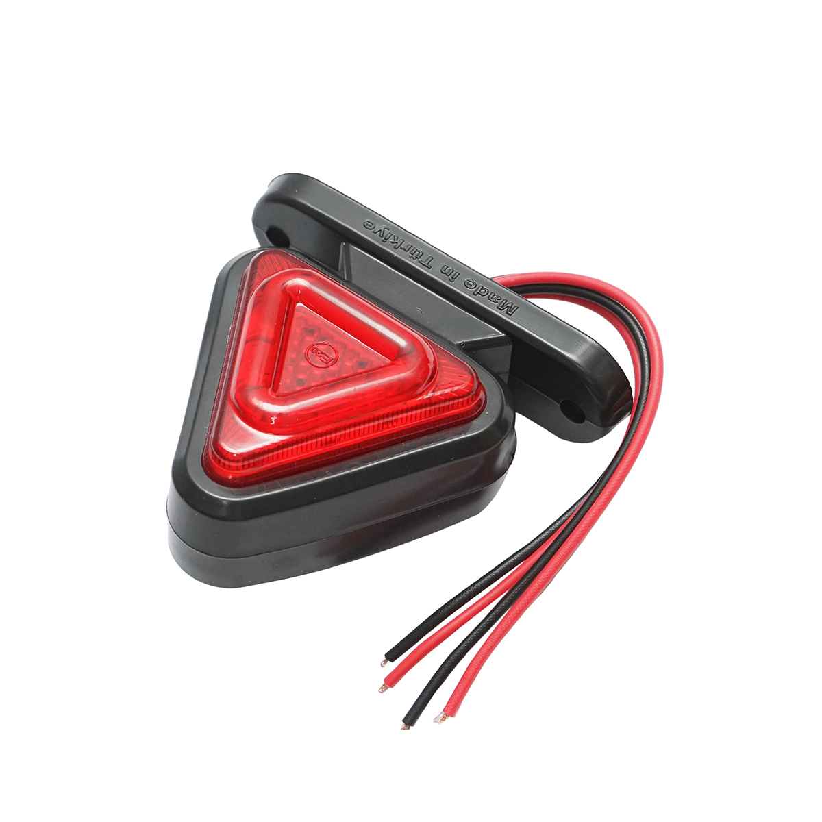 Lampa laterala gabarit triunghi LED 12-24V, alb-rosu FR0101 Breckner Germany - imagine 3