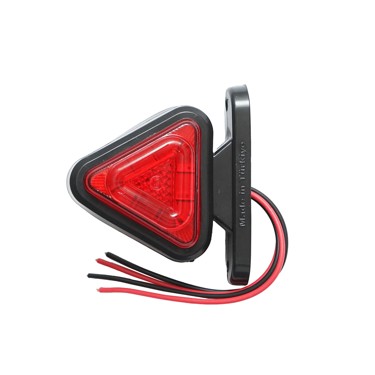 Lampa laterala gabarit triunghi LED 12-24V, alb-rosu FR0101 Breckner Germany - imagine 2