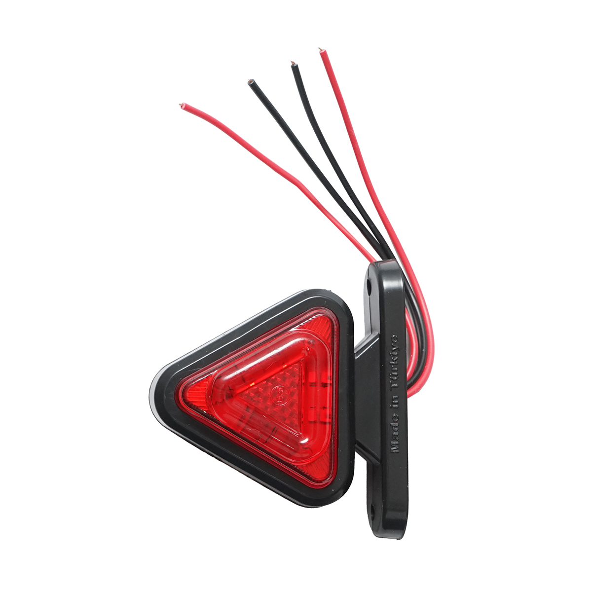 Lampa laterala gabarit triunghi LED 12-24V, galben-rosu FR0101 Breckner Germany