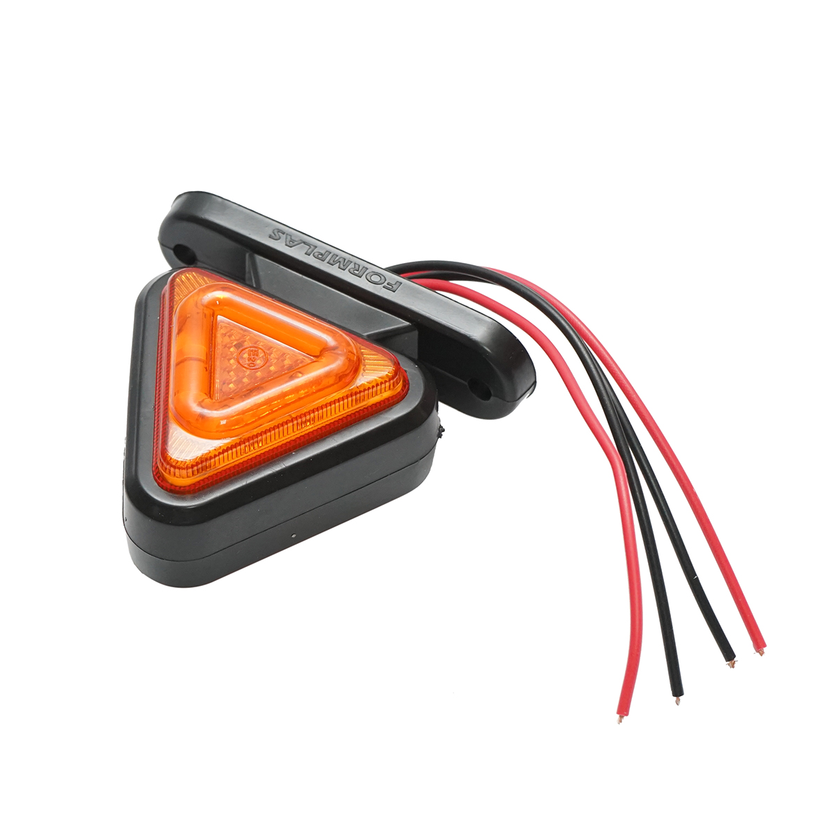 Lampa laterala gabarit triunghi LED 12-24V, galben-rosu FR0101 Breckner Germany - imagine 3